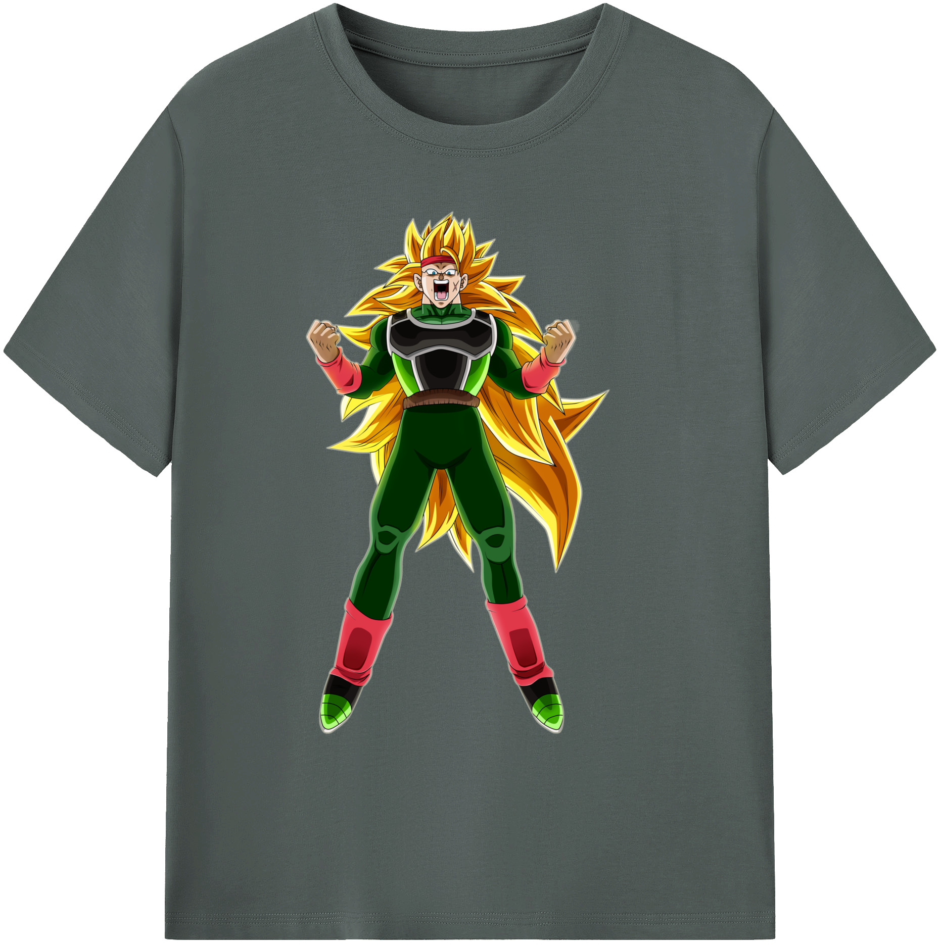 （画像用） ドラゴンボール ブロリー DRAGON BALL Broli 綿100％ メンズ半袖Tシャツ｜肌触りやわらか＆通気性